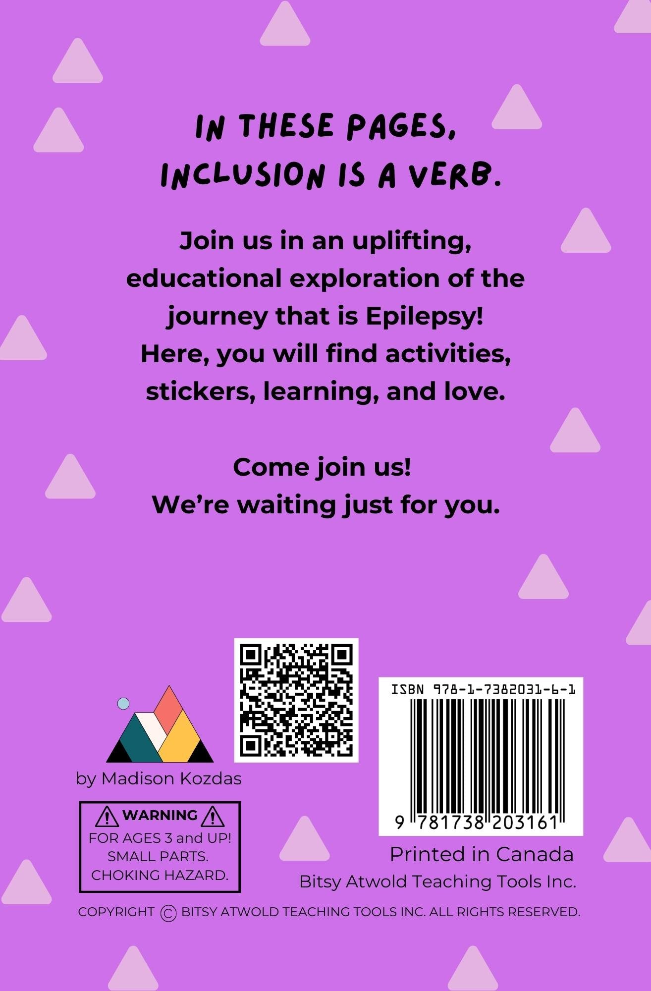 A Bitsy Book - Epilepsy (a colouring & sticker activity)