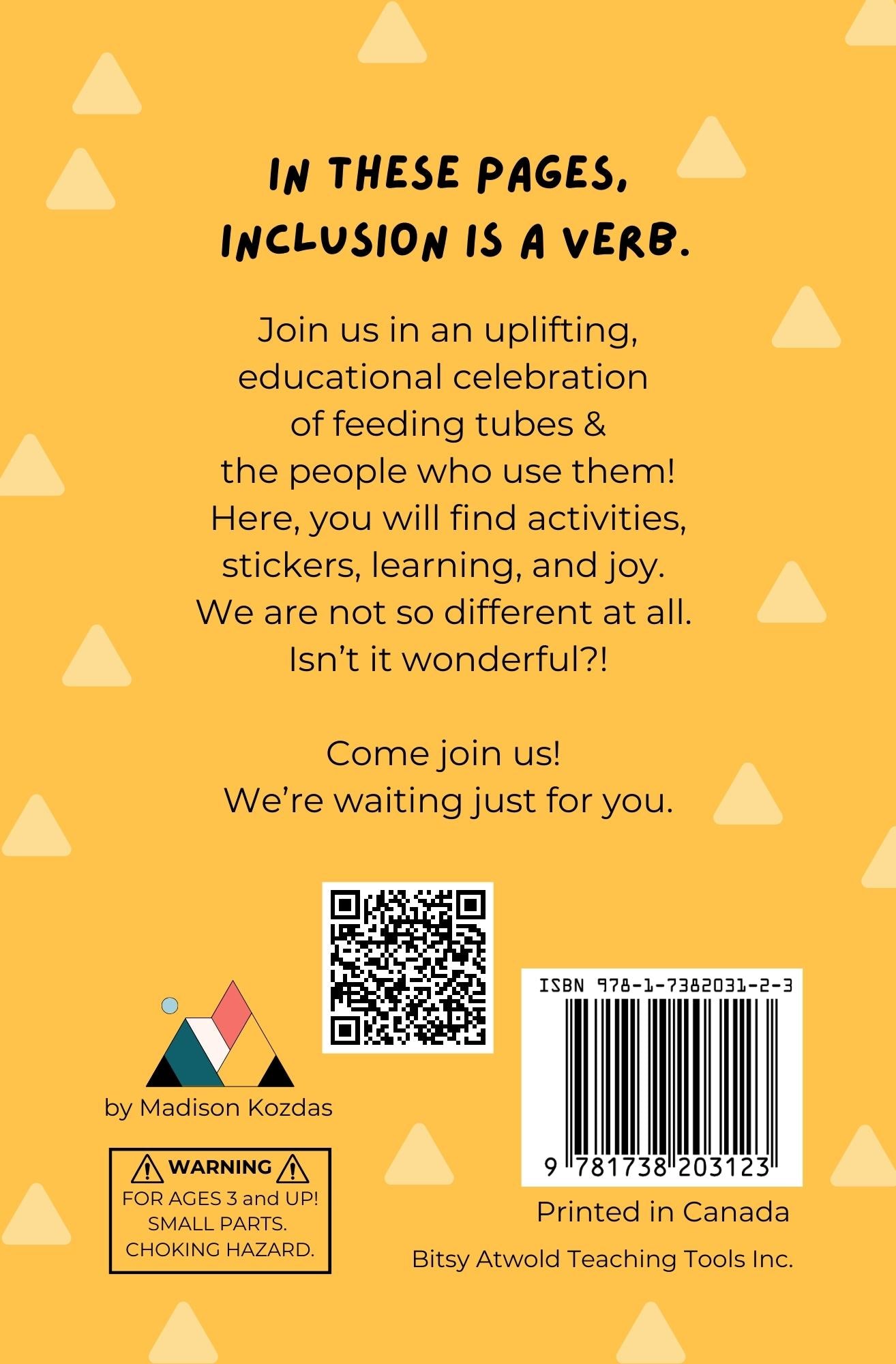 A Bitsy Book - Feeding Tubes (a colouring & sticker activity)