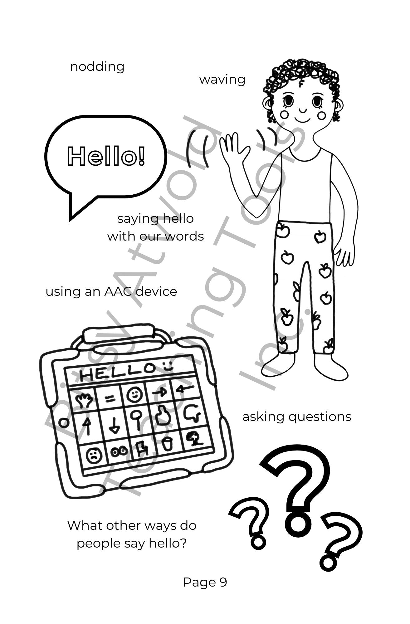 A Bitsy Book - Welcome to School (a colouring & sticker activity)