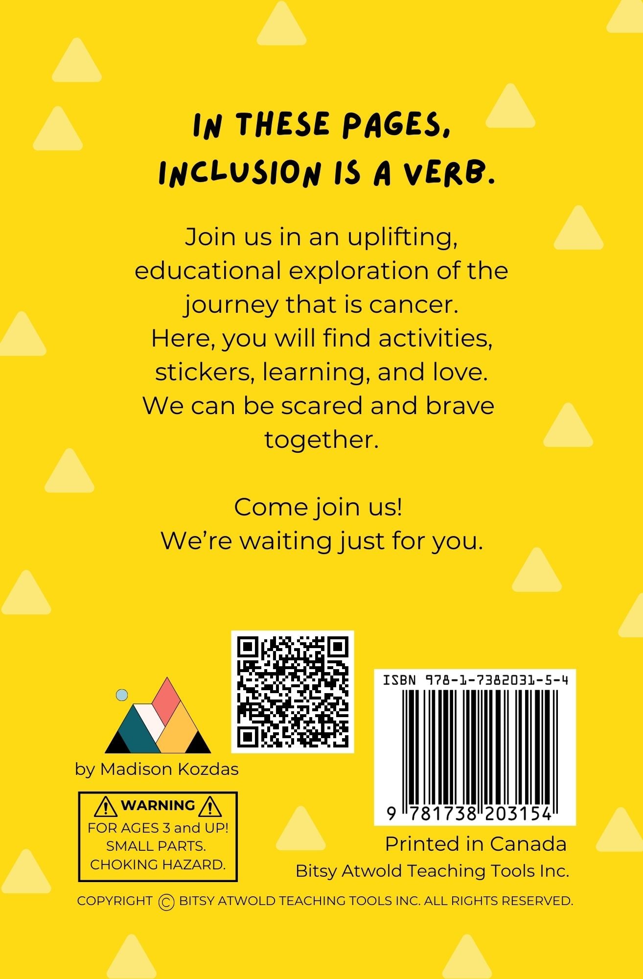 A Bitsy Book - Cancer (a colouring & sticker activity)
