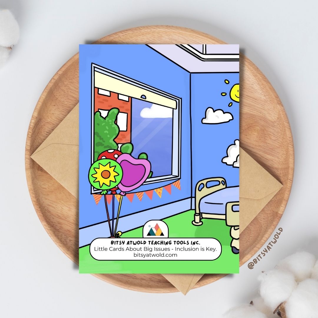 "Hospital Room Party!" greeting card