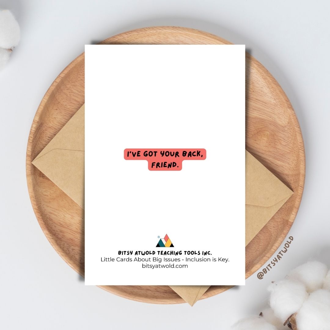 "Spoonie Support" greeting card