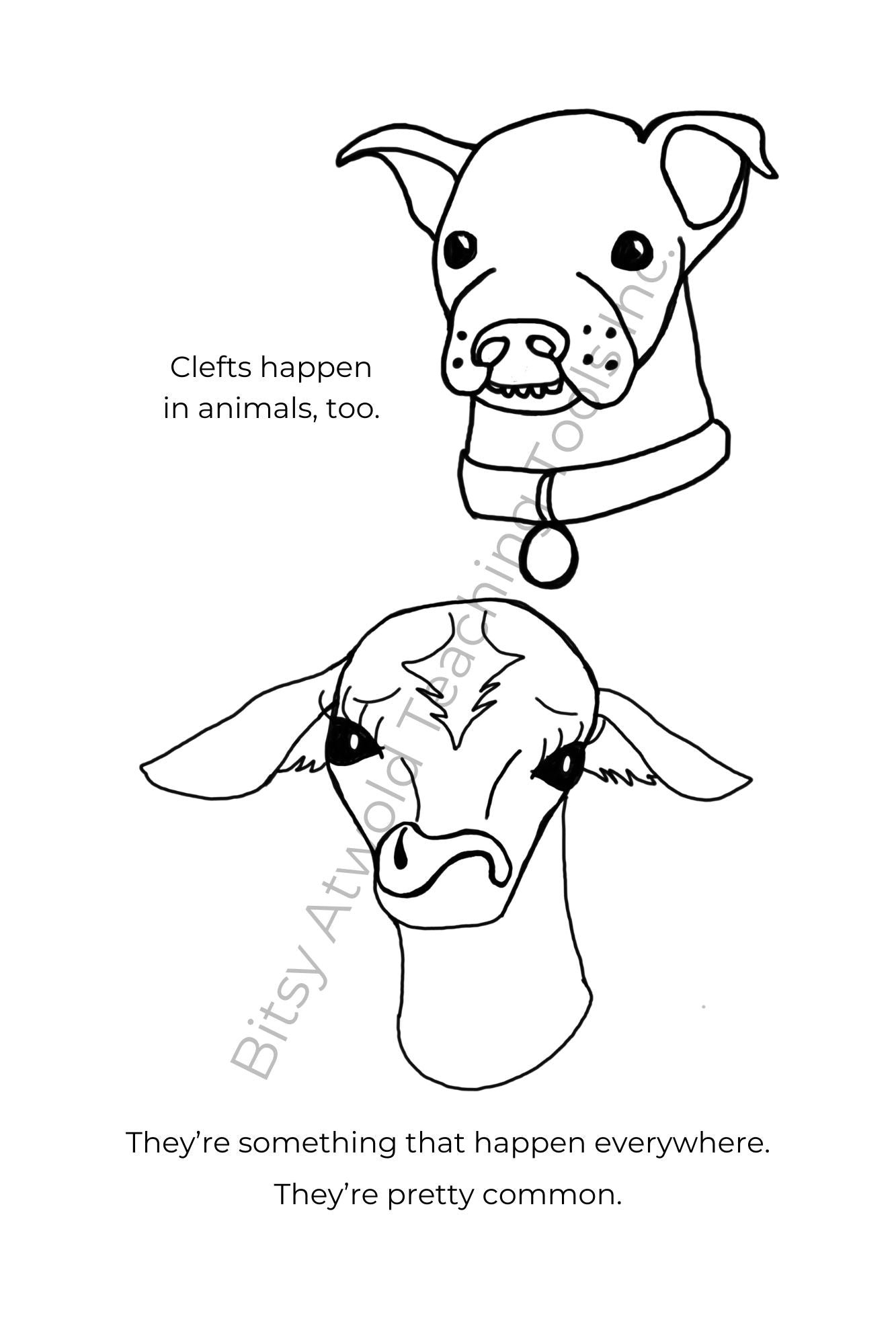 A Bitsy Book: Cleft! I have a cleft
