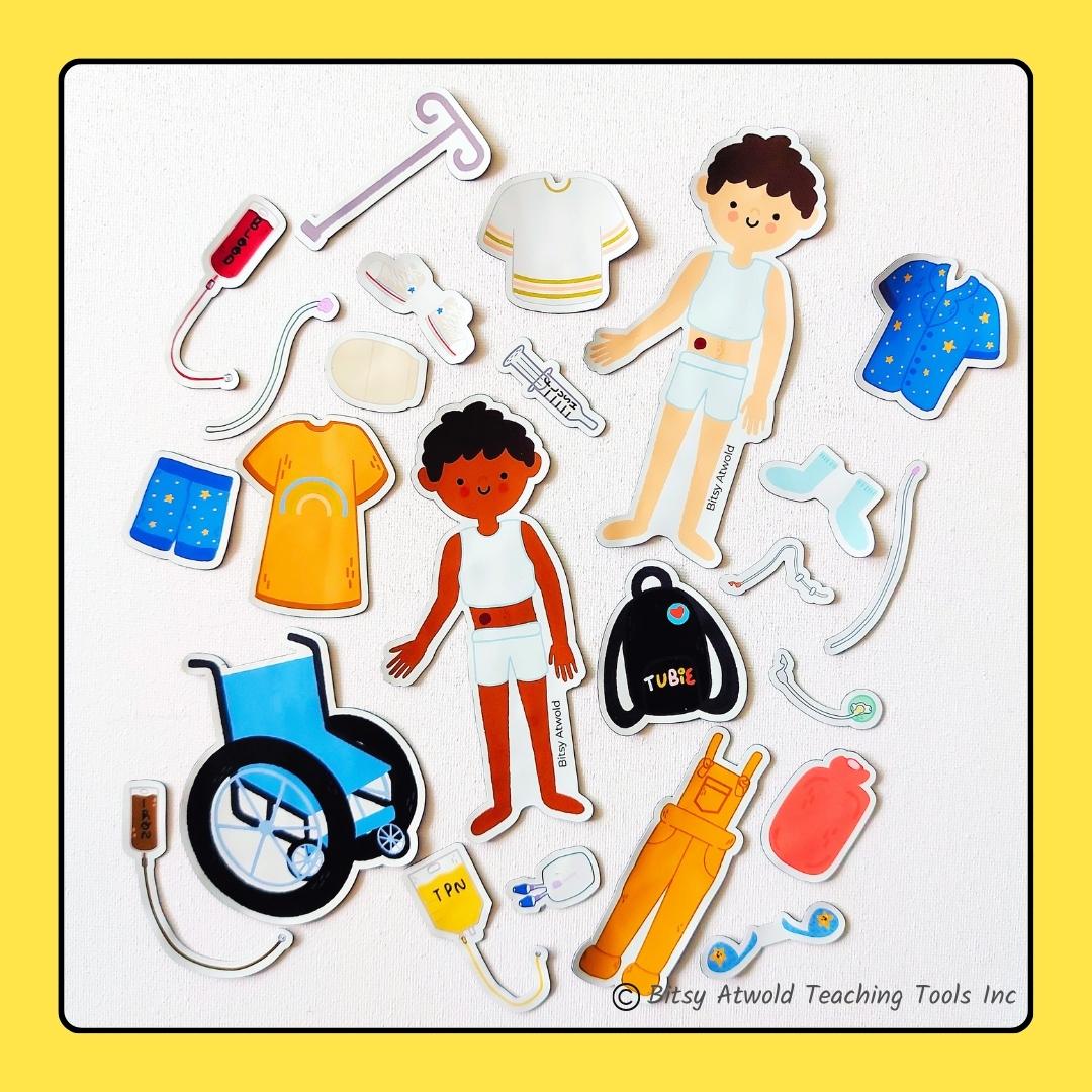 Magnet Buddies - Feeding Tubes