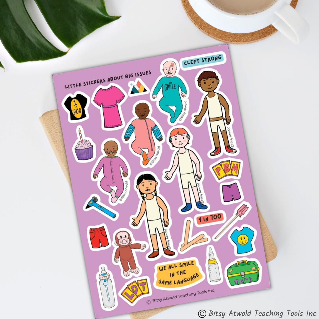 Sticker Sheet - Cleft