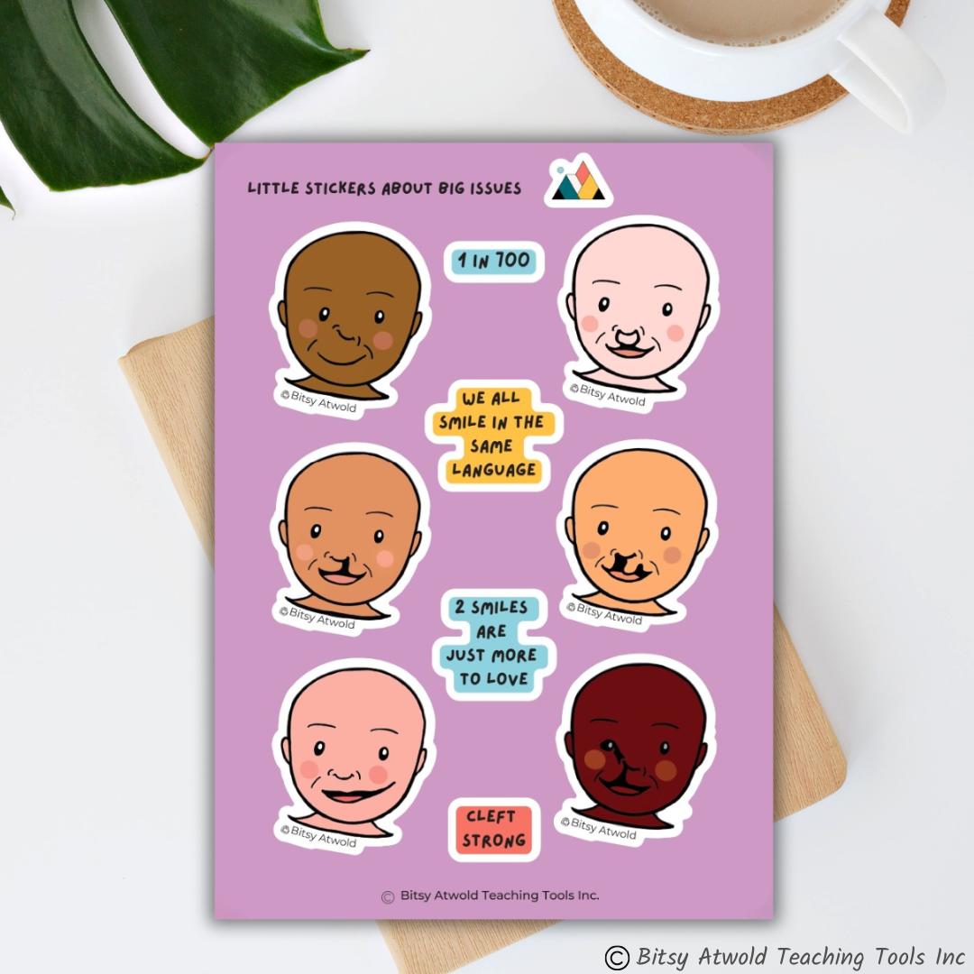 Sticker Sheet - Craniofacial Clefts