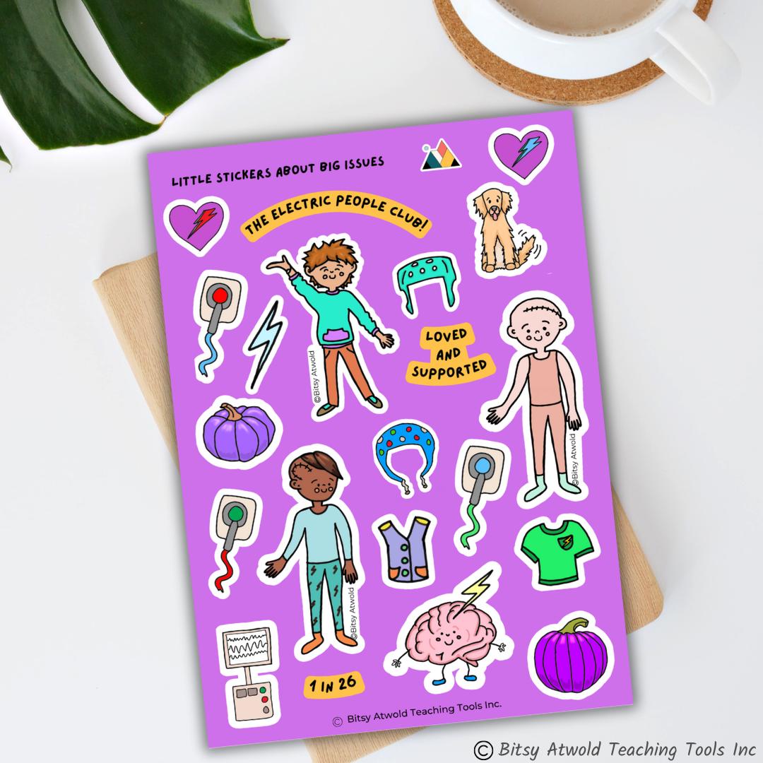 T&T: Sticker Sheet - Epilepsy