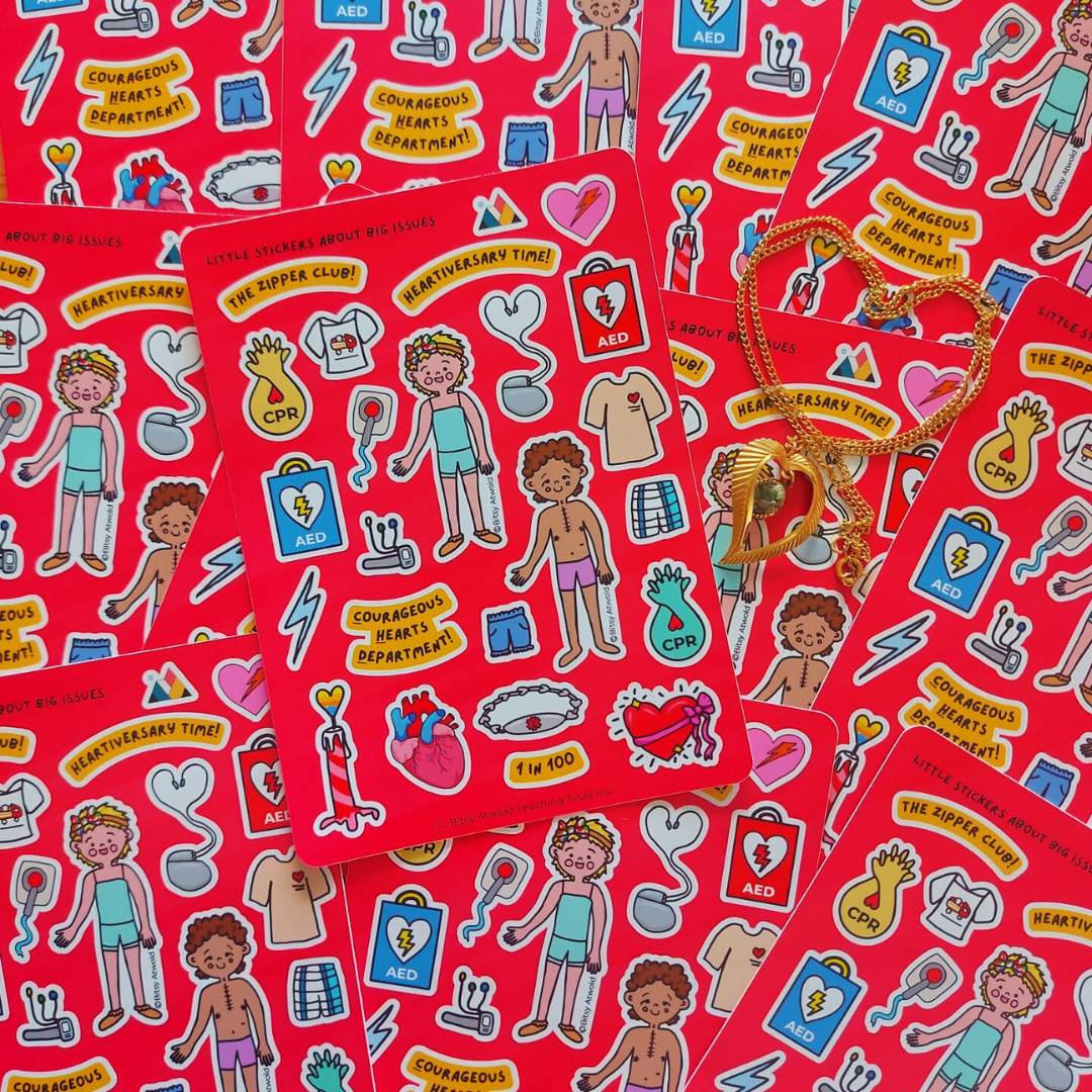 T&T: Sticker Sheet - Hearts & CHD