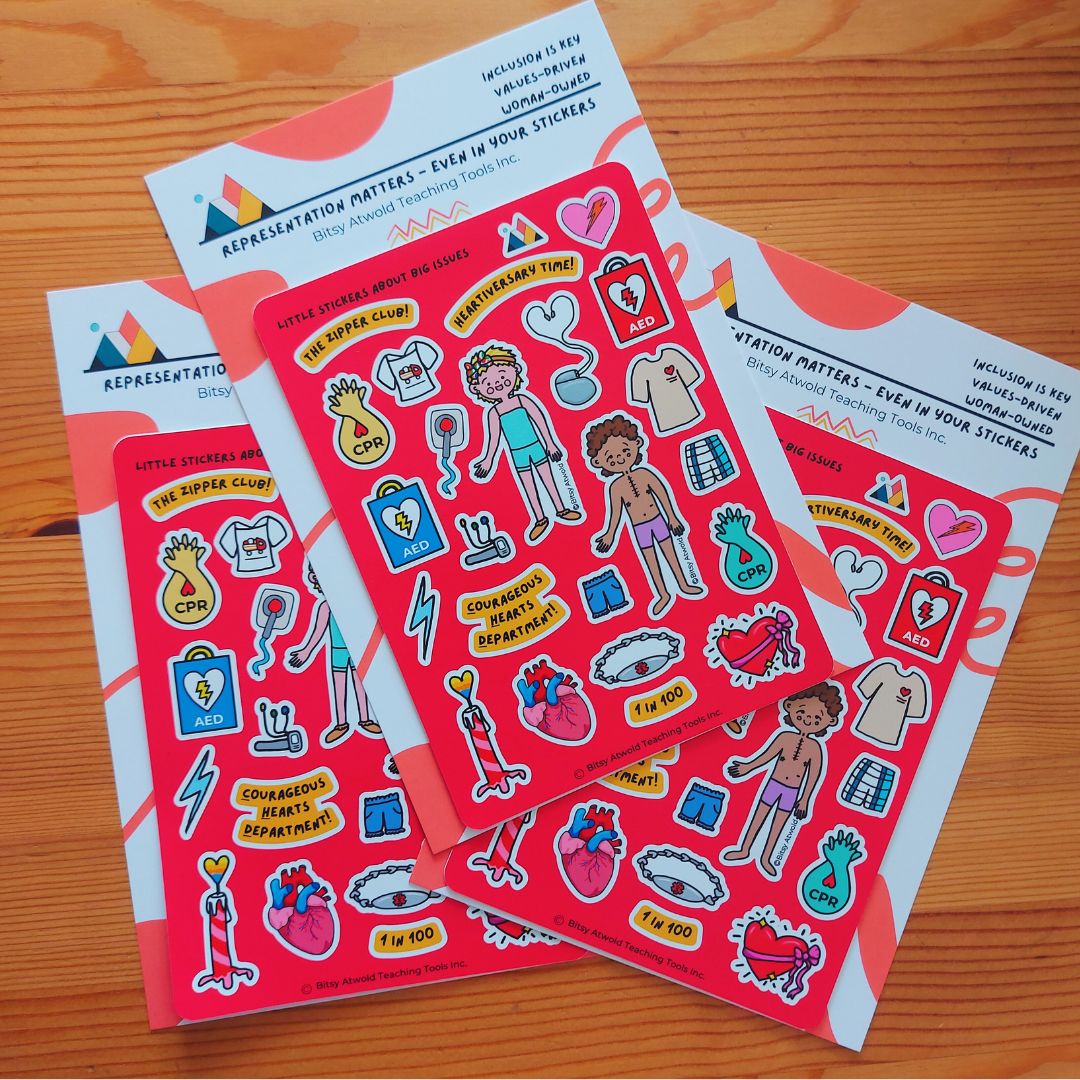 T&T: Sticker Sheet - Hearts & CHD