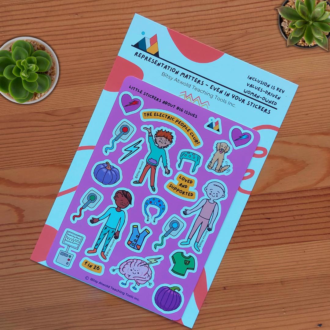 T&T: Sticker Sheet - Epilepsy