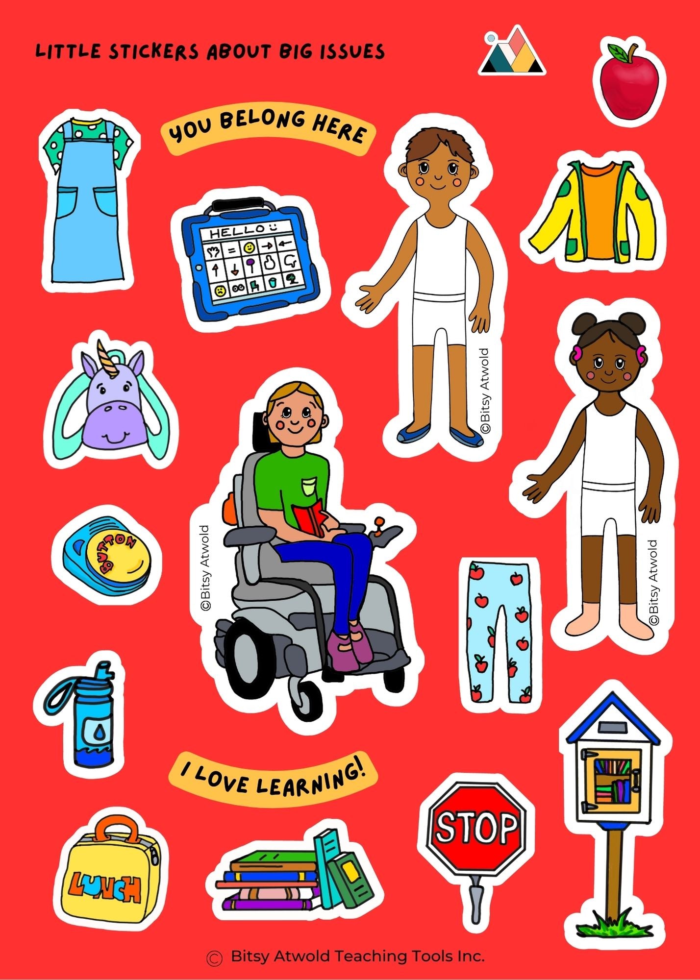 Sticker Sheet - Welcome to School