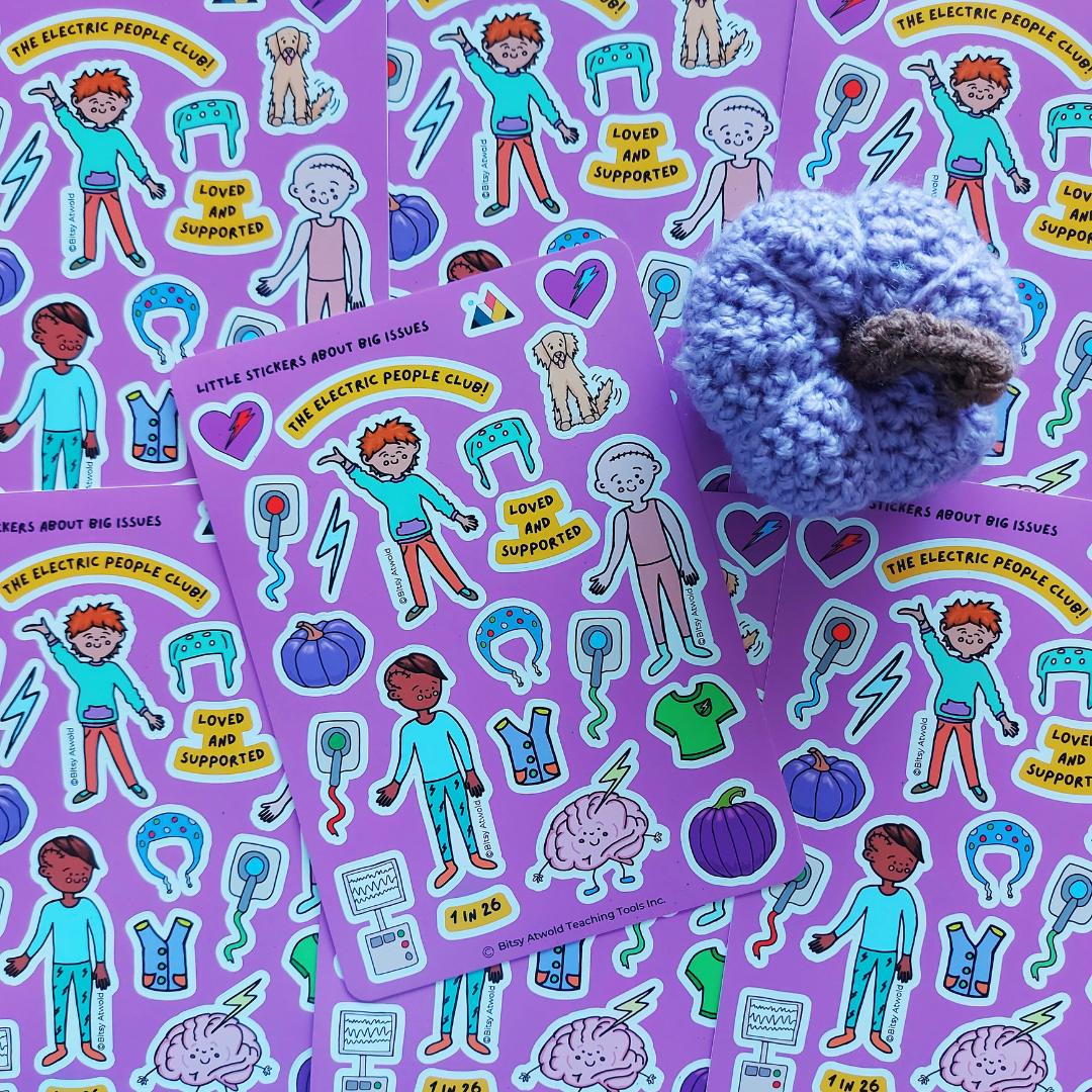 T&T: Sticker Sheet - Epilepsy