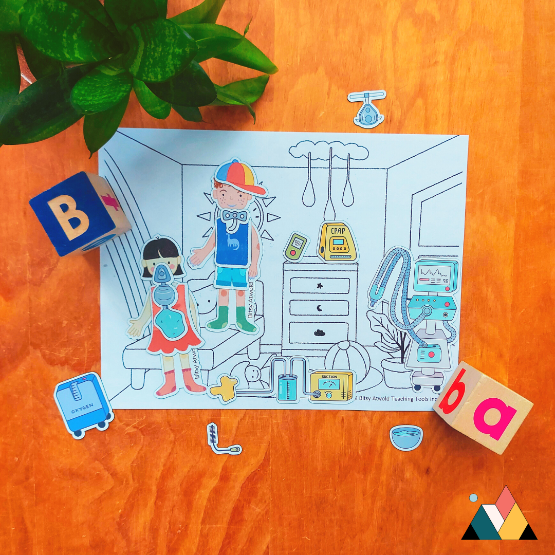 Magnet Buddies - Trach & Respiration