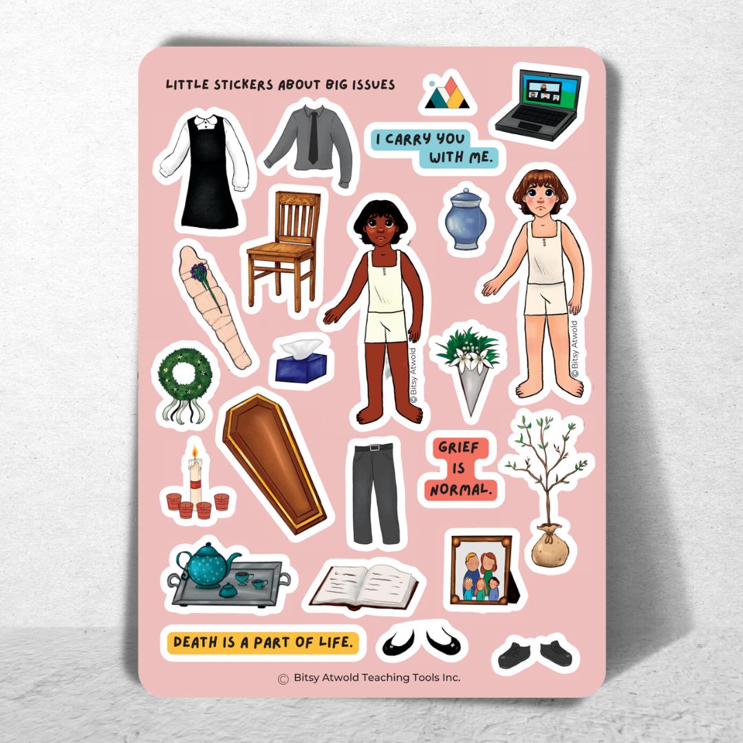 T&T: Sticker sheet - Funerals & Grief
