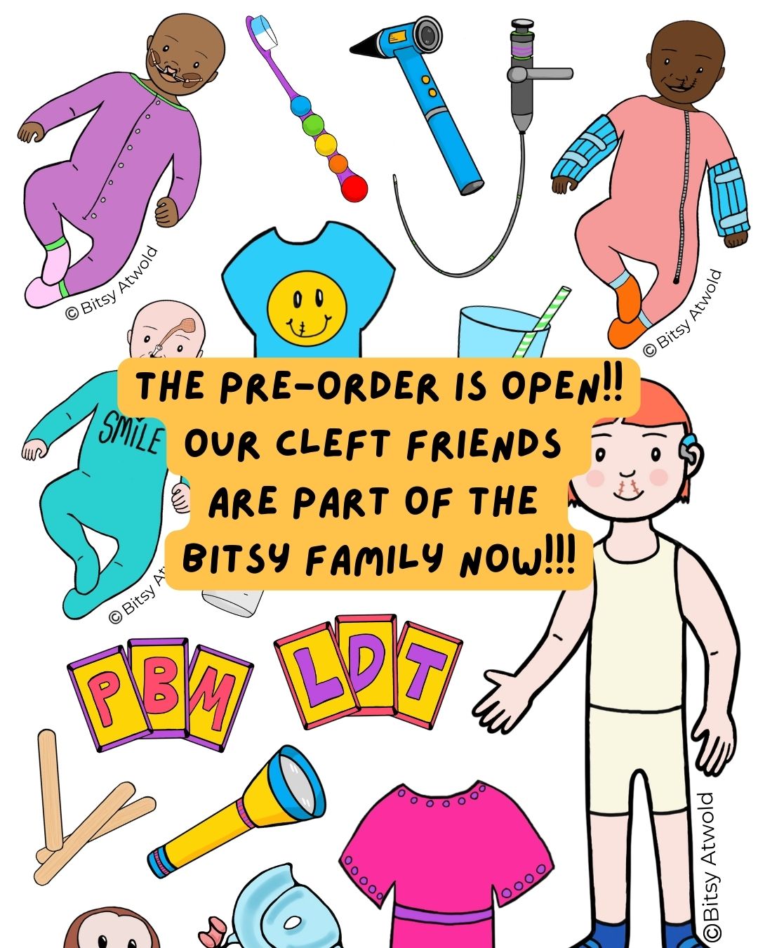 Magnet buddy set: Cleft!