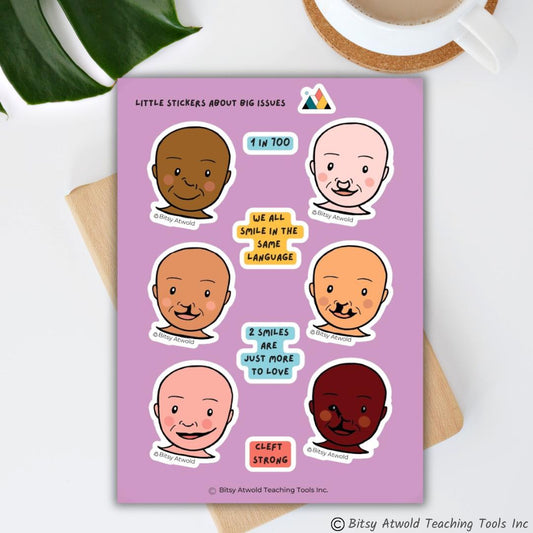 Sticker Sheet - Craniofacial Clefts