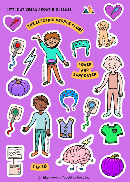 Sticker Sheet: Epilepsy