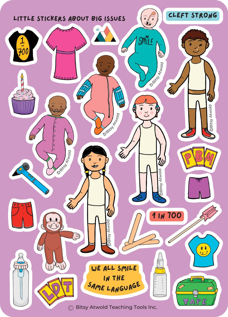 Sticker sheet: Cleft Set