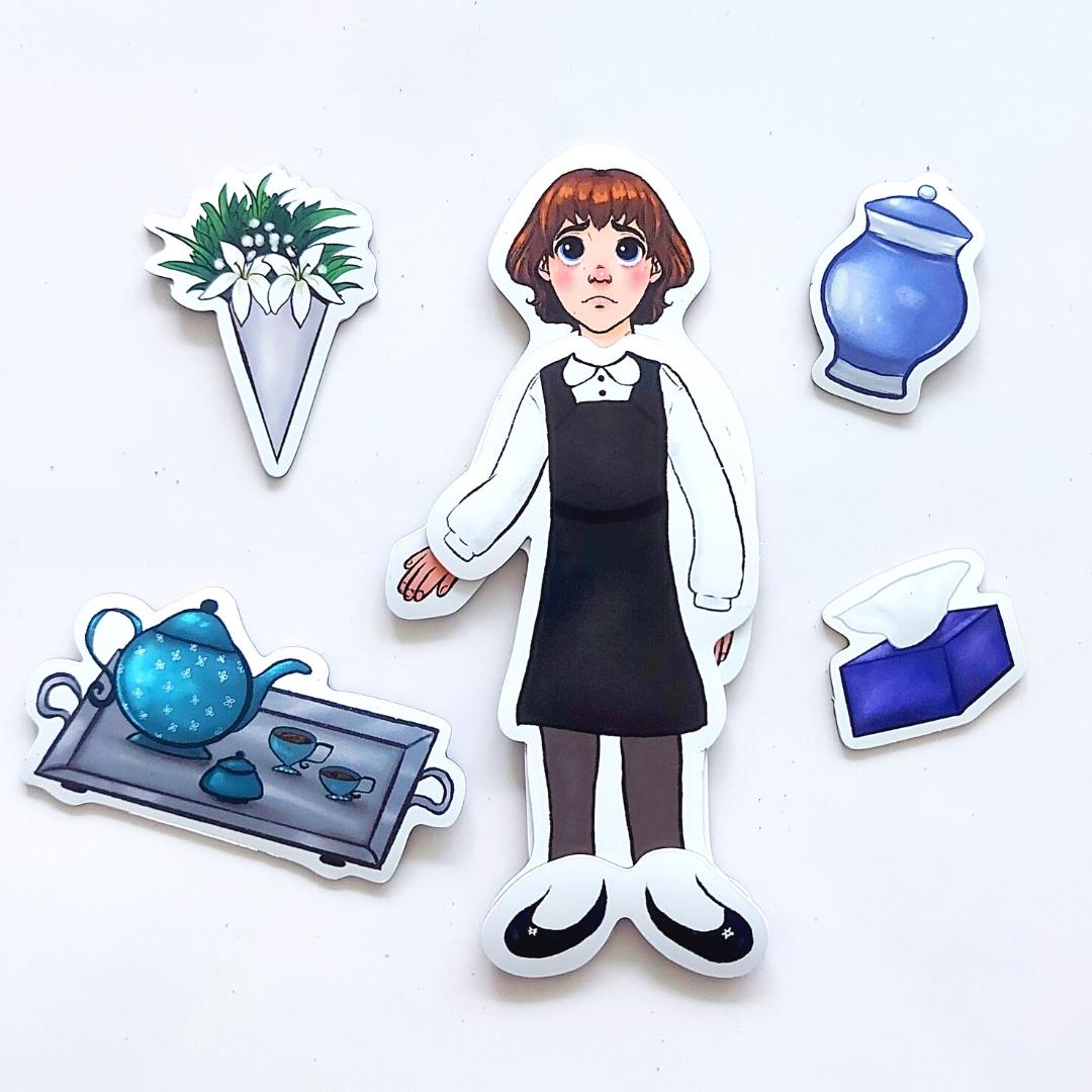 Funeral / Grief – magnet set