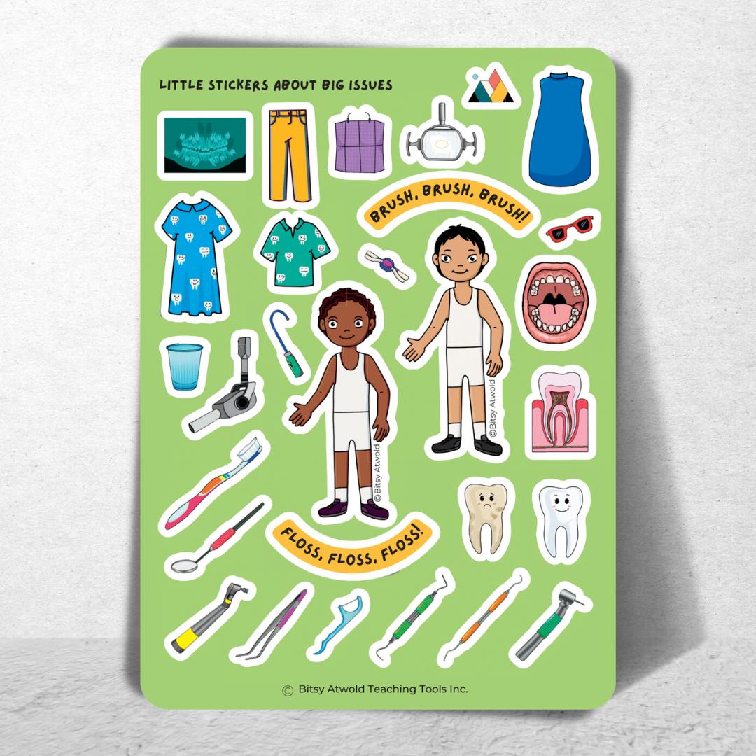 Sticker sheet: Dentist